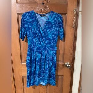Women’s wrap dress.